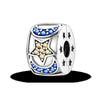 Silver Clasp 925 Silver CZ Pave Clip Charms Daisy Beads Stopper Safety Chain Fit Original Bangle Bracelet Jewelry Clip