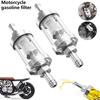 Gasoline Filter Universal Fuel Filter Reusable RV Inline Fuel Line For Motorcycles Car Aluminum Alloy Washable Petrol Gas Filter Fuel Filters5