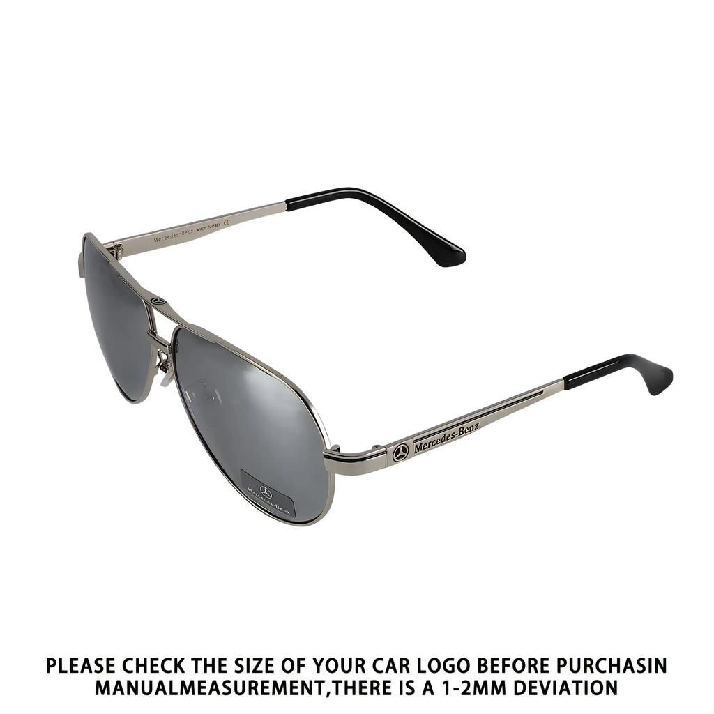 Tuhgj1 New 2025 Car Logo Sunglasses Driving Glasses Polarized Sun Protection for Mercedes Benz W177 CLS GLA GLC GLC GLK GLS SLK W204 W2