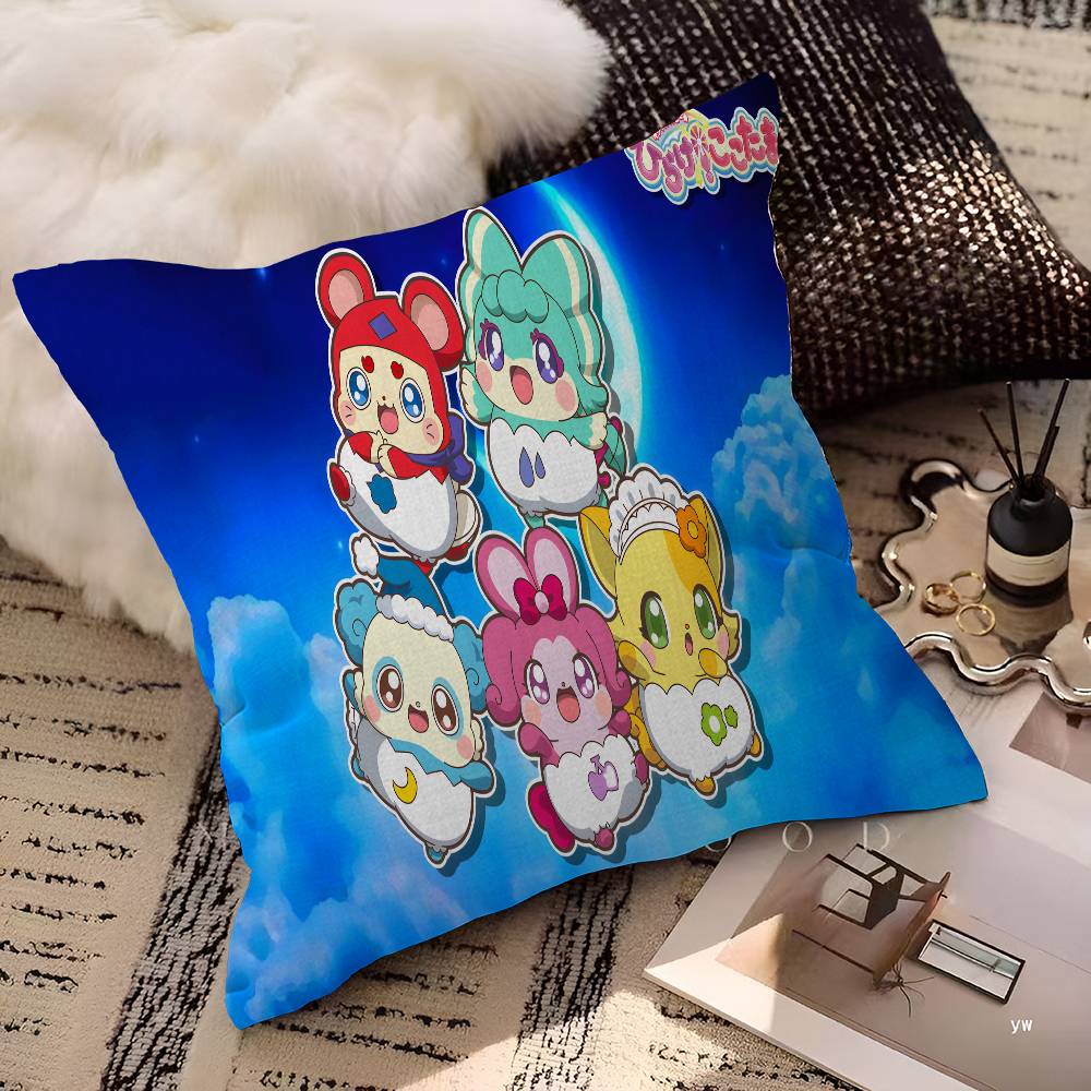 

Cocotama Anime Pillowcase toon Gift Cushion Cover Bedroom Home Sofa Chair Seat Decor pillow case 30x30 cm