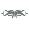 For SYM CRUISYM250 Cruisym250 2025 Honeycomb Laser Headlight Film Smoked Black Taillight Film Sticker Modification Accessories