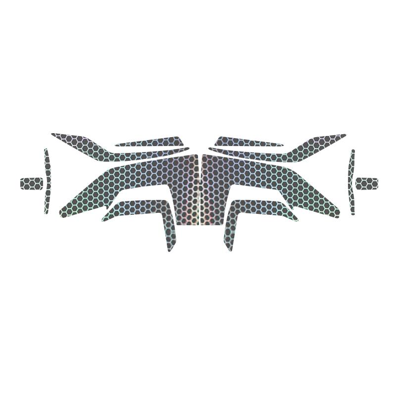 For SYM CRUISYM250 Cruisym250 2025 Honeycomb Laser Headlight Film Smoked Black Taillight Film Sticker Modification Accessories