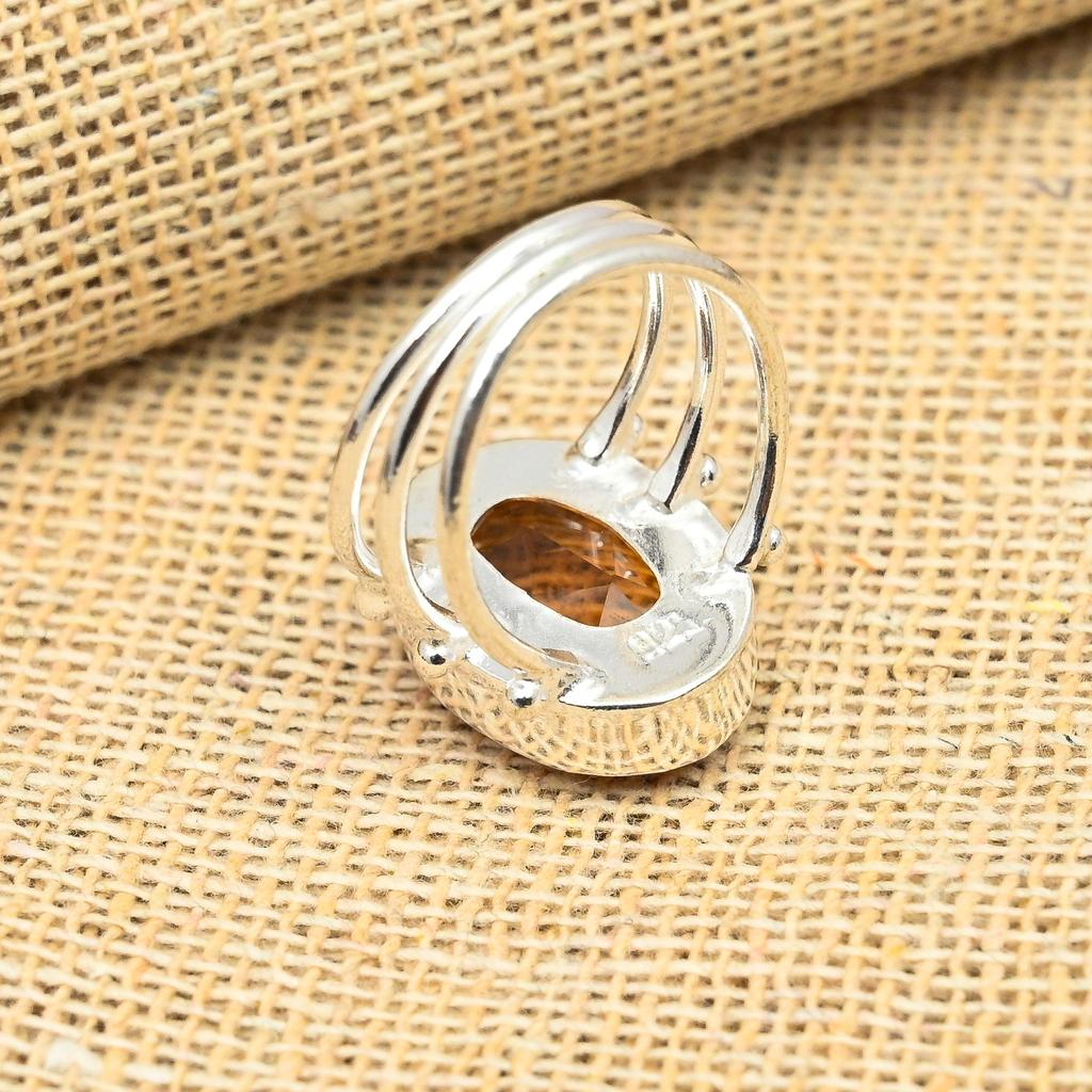 Morganite Gemstone 925 Sterling Silver Handmade Jewelry For Women