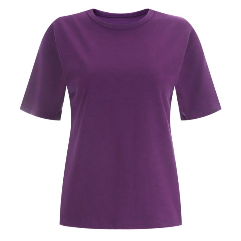 Shop Women 20s 100 CoTTon Slub Round T shirT Green Dai Wsh 12015