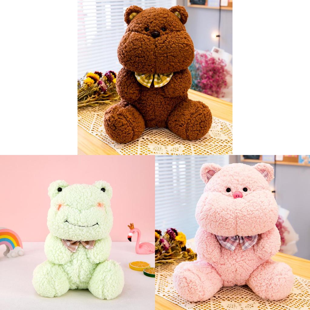 Adorable Plush Rabbit Stuffed Animal Doll With Soft Pp Cotton Filling Perfect For Girls Birthday Gifts