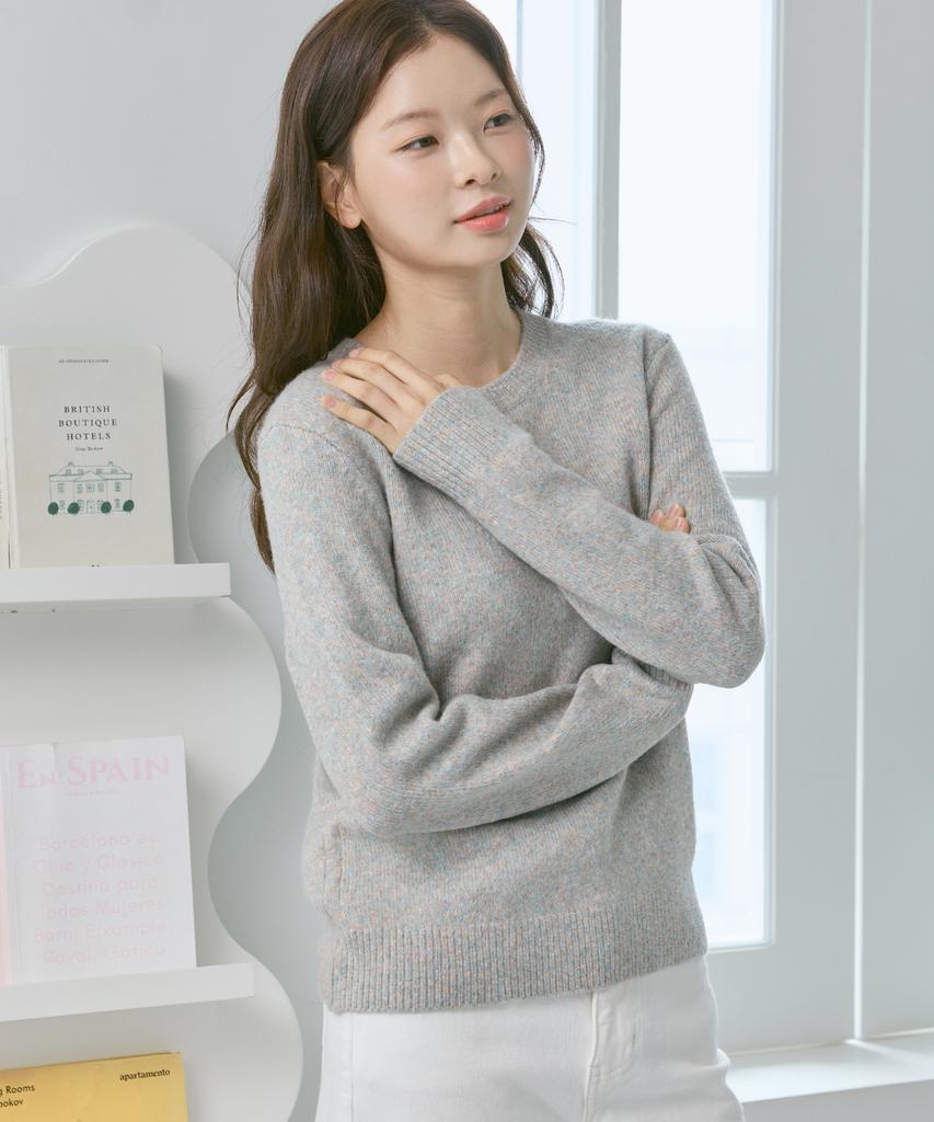 210EDIT Unisex Multicolor Round Knit [Aurora]_Zf4Sw082