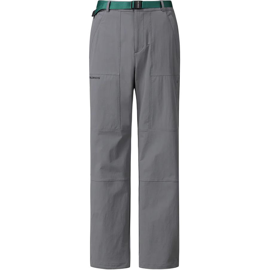 

Salomon Soft Shell Logo Straight Leg Sports Pants Unisex pants Gray C28122 M
