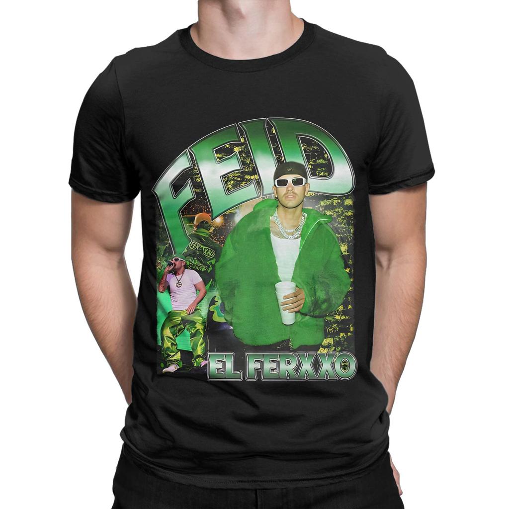 Feid Ferxxo Funny 100 Cotton TShirt Feid Tops Tees For Unisex
