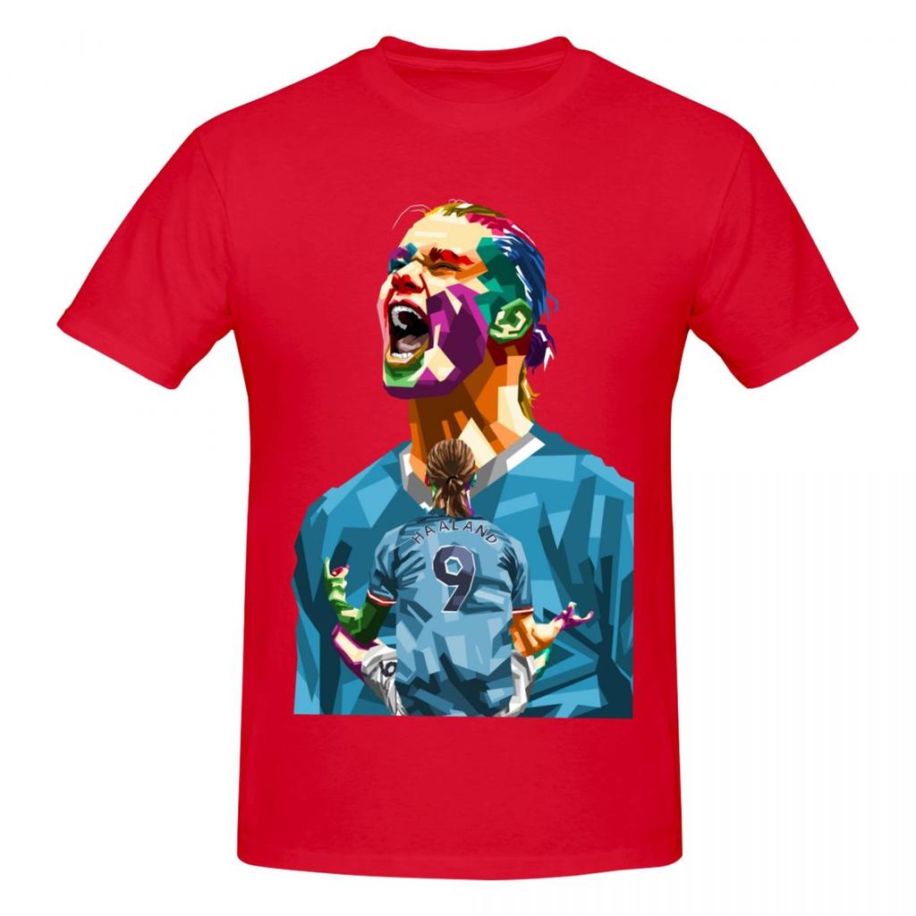 Erling Haaland Funny T Shirts Graphic Y2k Pops Cotton Tshirts For Unisex Wounisex Clothing