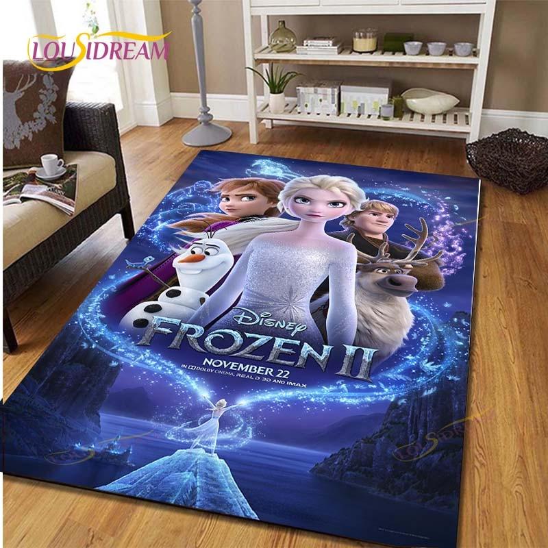 Anime Frozen Carpet Kids Carpets Living Room Tea Table Mats Bedroom Rug Washable Floor Mats Household Area Mat Dinosaur Rug