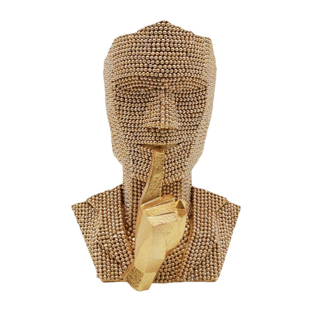 Abstract Face Sculpture Desktop Decor Birthday Gift Resin Figurine Collectible Modern Statue for