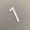 3D Self-adhesive Waterproof Plating House Number 0 To 9 Modern Gold Digits House Number Door Plate Address Outdoor Door Number