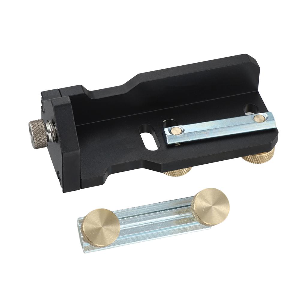 Adjustable Stop Aluminum Profile Drill Guide with Positioning Jig for Accurate Hole Punching On Various Profile Sizes