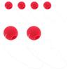 6pcs Clown Noses Bulk Halloween Party Red Sponge Clown Nose Costume Accessories Xmas Funny Role-Playing Props For Cosplay Party