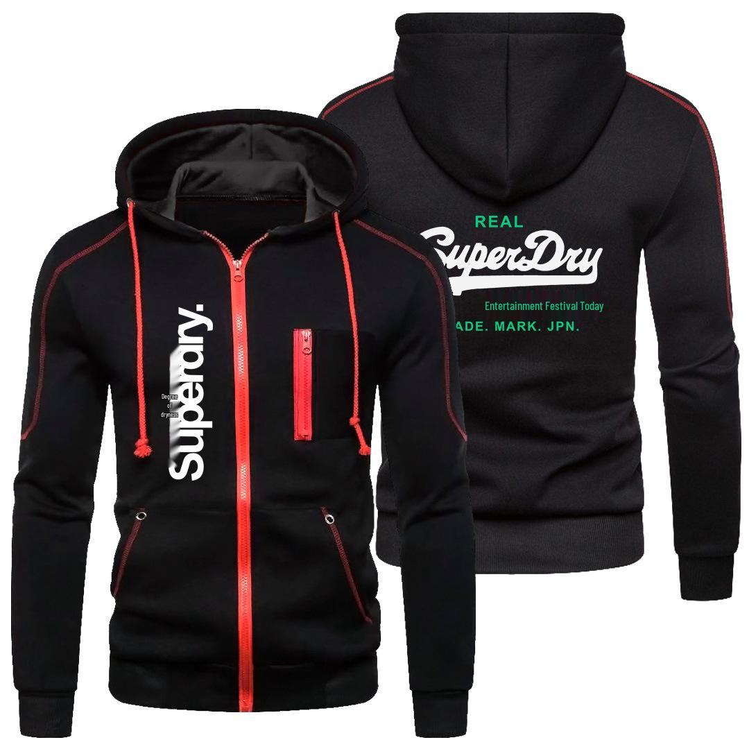 Discount Market Heren Bedrukte Fleece Hoodie en Sweatshirt Set van SUPERDRY XXL