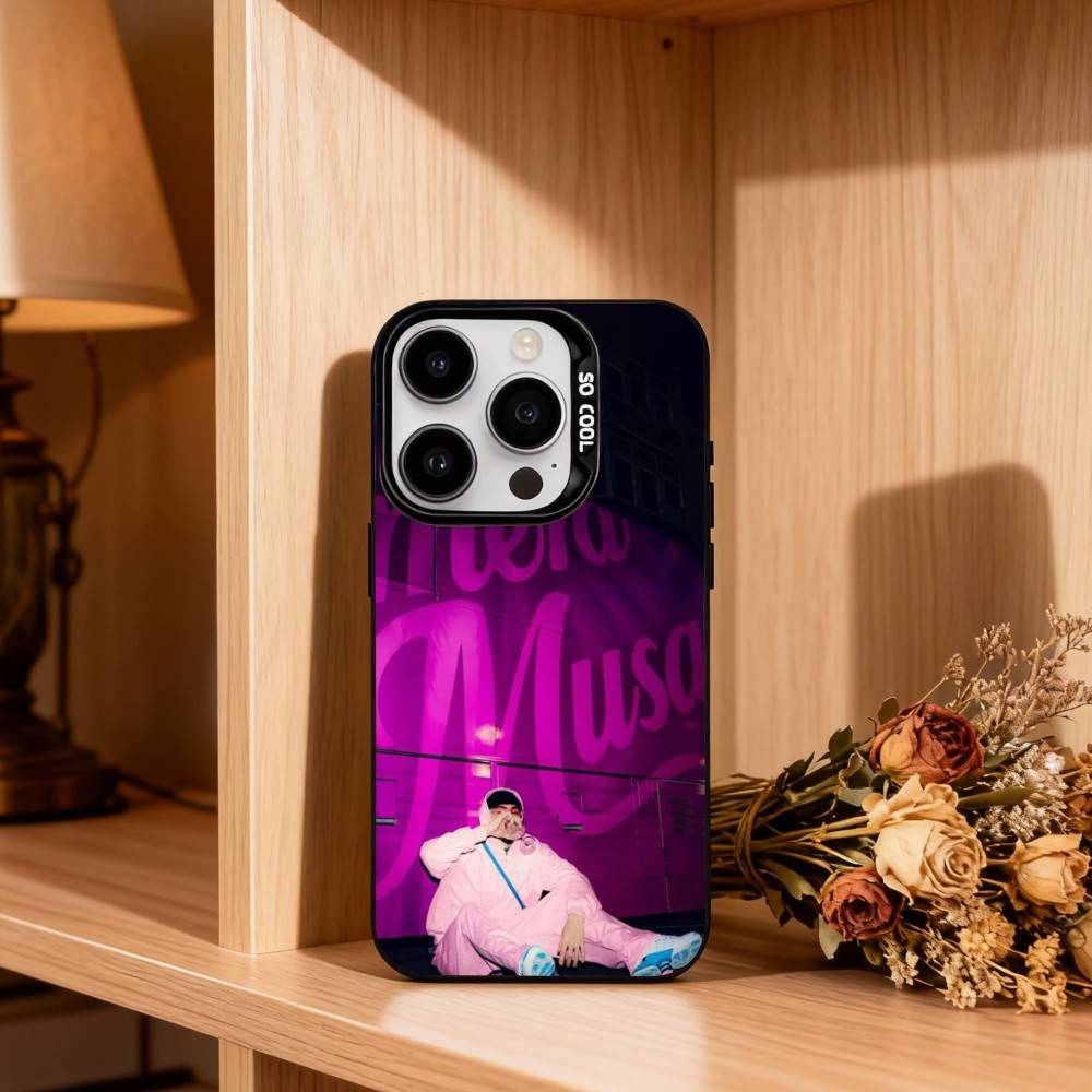 Primera Musa Omar Courtz   Phone Case For iPhone17,16,15,14,13,12,11 Plus,Pro Max Black Candy Silver Phone Case