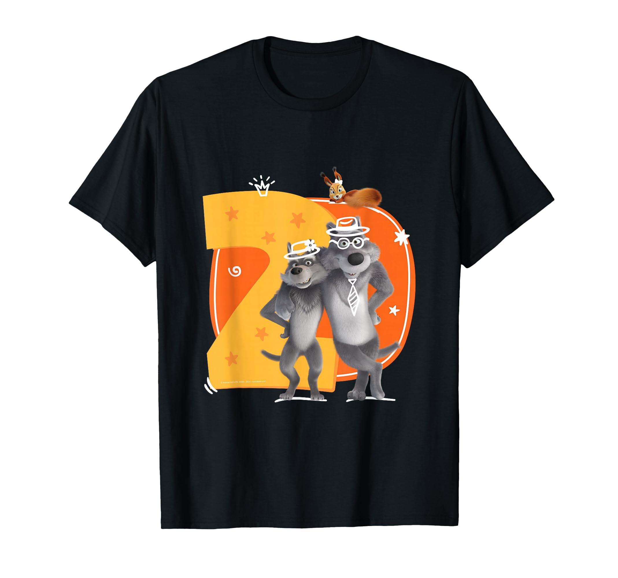 Numbers Friends. #2 T-shirt чёрный