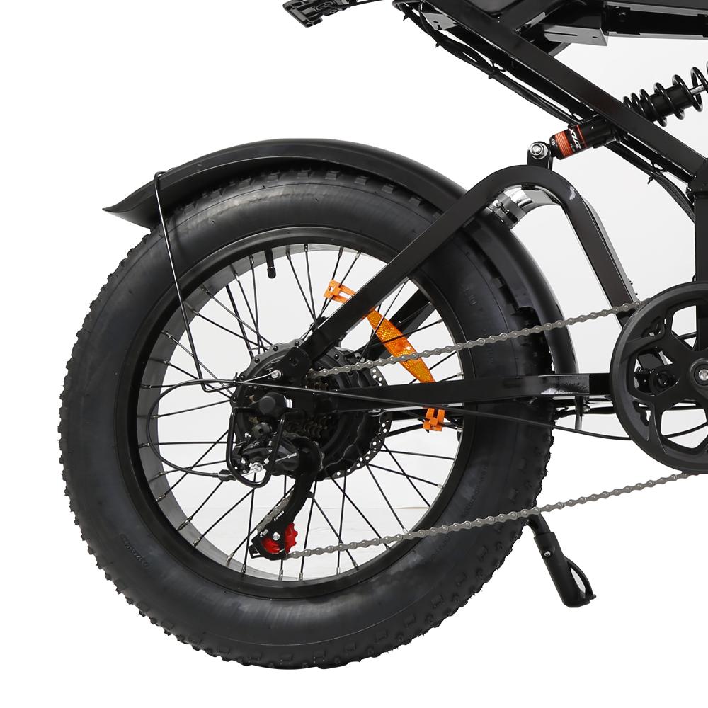 YAMALI FXH-009 20" Fat Tire Electric Bike, 48V 500W Motor, 40km Range, SHIMANO 7-Speed,  Dual Disc Brakes, LCD Display, for Urban Commute