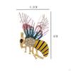 Elegant Enamel Animal Brooches: Fashionable Lapel Pins for Attire