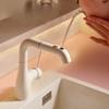 TLXT Gunmetal Gray Pull-Out Swivel Basin Faucet