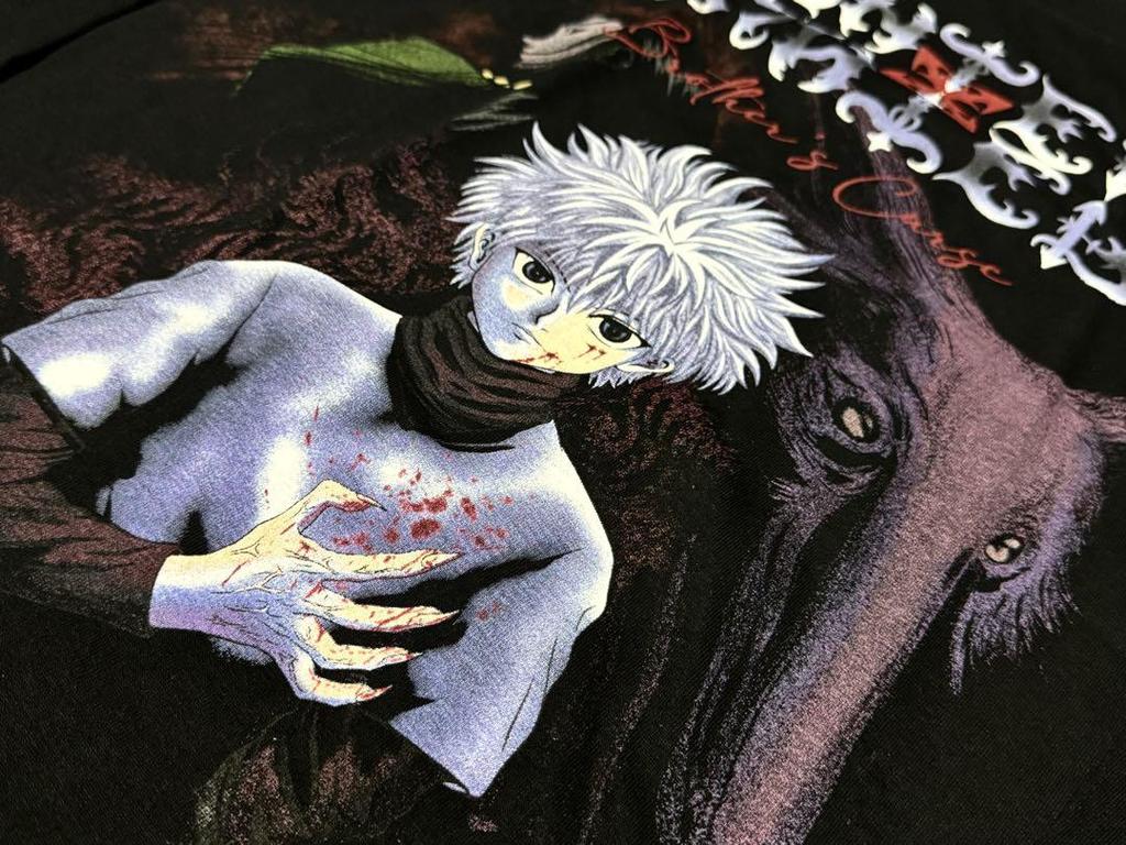 [USED] Extremely Rare Hunter X Hunter Killua Anime T-Shirt Long Sleeve XL