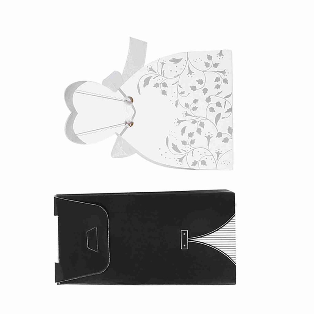 Novel Elegant Romantic Cardboard Candy Box Wedding Party Gift Decoration(1#)
