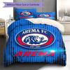 Arema FC Pattern Bedding Set Quilt Cover Pillowcase Home Decor Gift (1 * Duvet Cover + 2 * Pillowcase, Without Core)