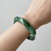 Boho Resin Bangle Irregular C Shape Cuff Bangles Creative Wide Open Bangle Decoration