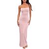 New Women's Evening Dress Dress Sexy Women's Long Skirt Hip-wrapped Slim Backless Summer American Black