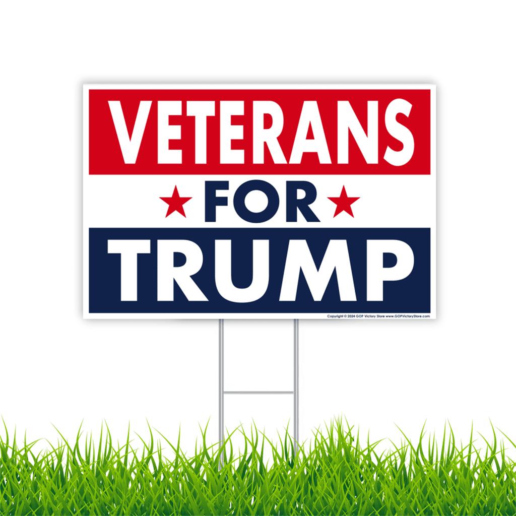 2024 Yard Sign, Donal President JD President 2024 Yard Sign, 18x12 Double-Sided Sign, Metal H-Stake