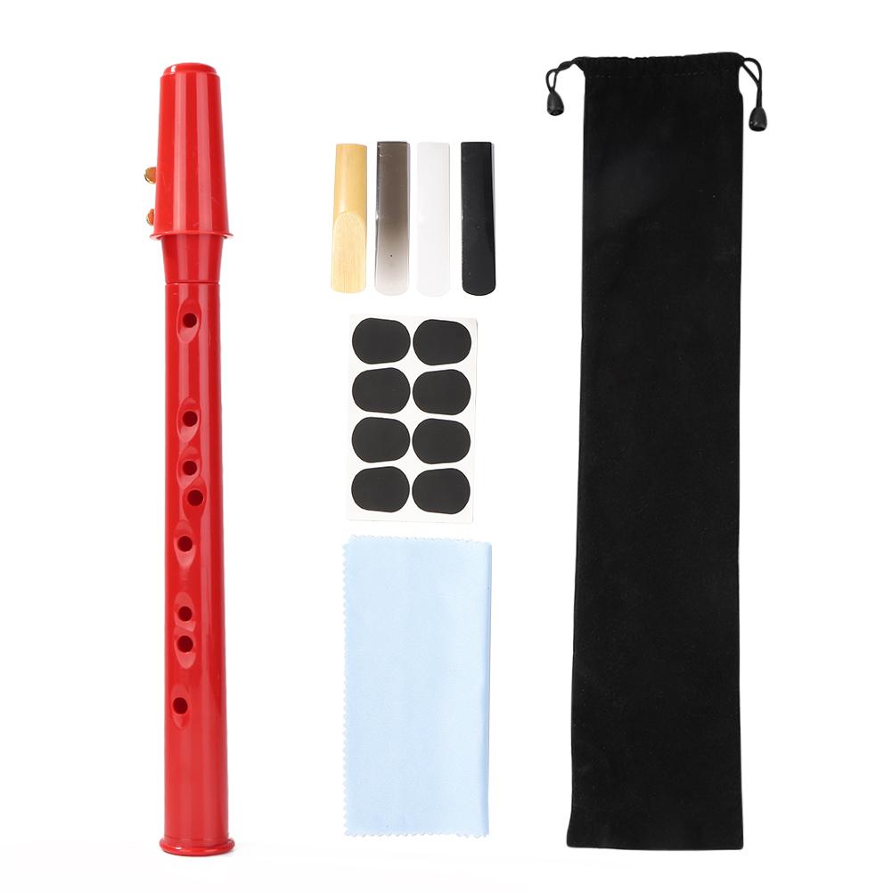 8- Hole Portable Saxophone Lightweight Compact Saxophone ABS Mini Saxophone Instrument Woodwind Musical Instruments Accessories