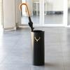 Suporte de Guarda-chuva de Plástico Design Europeu Arte Vaso Redondo Grande Balde de Armazenamento para Sala de Estar Hall de Hotel Suporte de Guarda-chuva