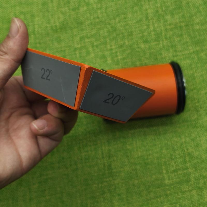 Professional Orange Roller Knife Sharpener Wooden Roller Knife Sharpener Magnetic Quad 15/18/20/22° Kitchen Sharpening Tool Set