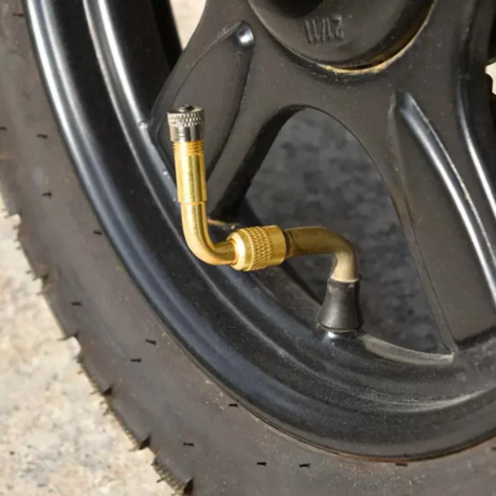 1/3PCS Car Tyre Valves Inflation Extension Tube 45/90/135 Degree Adapter Motorcycle Bike Tyre Valve Connector Accessories