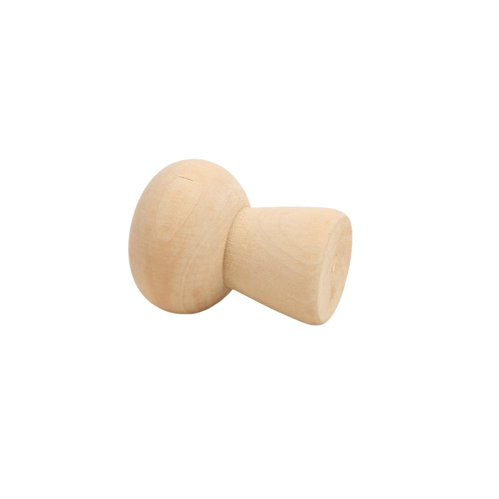 10pcs DIY Production Wooden Peg Dolls Wooden Mushroom Figurines DIY Arts Crafts Projects