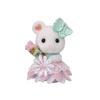 Sylvanian Families Amusement Park Doll Baby Princess ST Mark Ages 3 and Toy Sylvanian Epoch [Dream-Colored Set] Co-74 Certified, Up, Dollhouse,