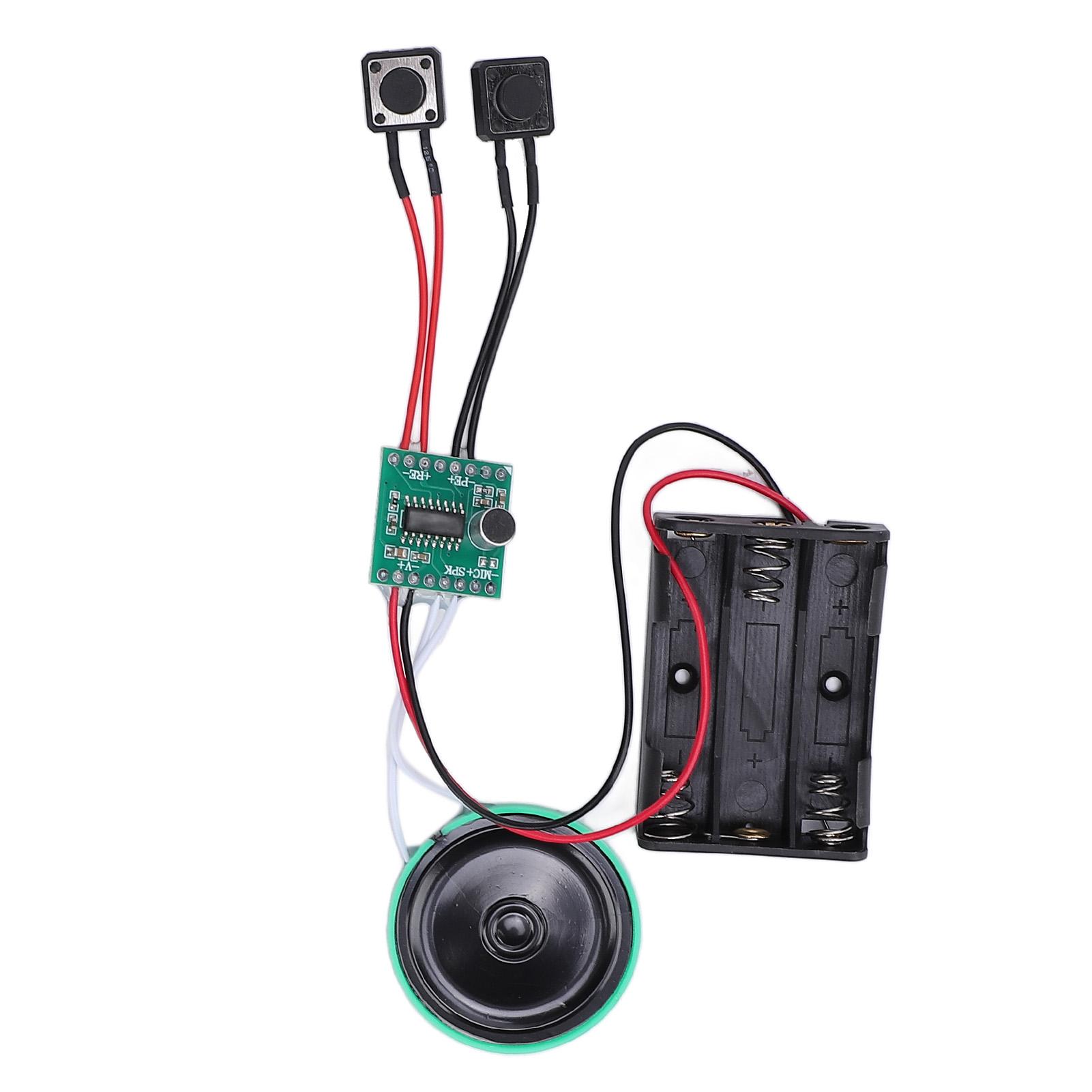 

Голосовий модуль для вітальної листівки 30 секунд одноразове відтворення живлення від батарейки AAA 4,5 В чіткий звук картка