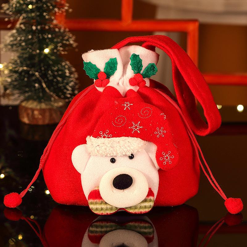 Christmas Eve Apple Gift Set: Peace Apple Candy Bag for Kids