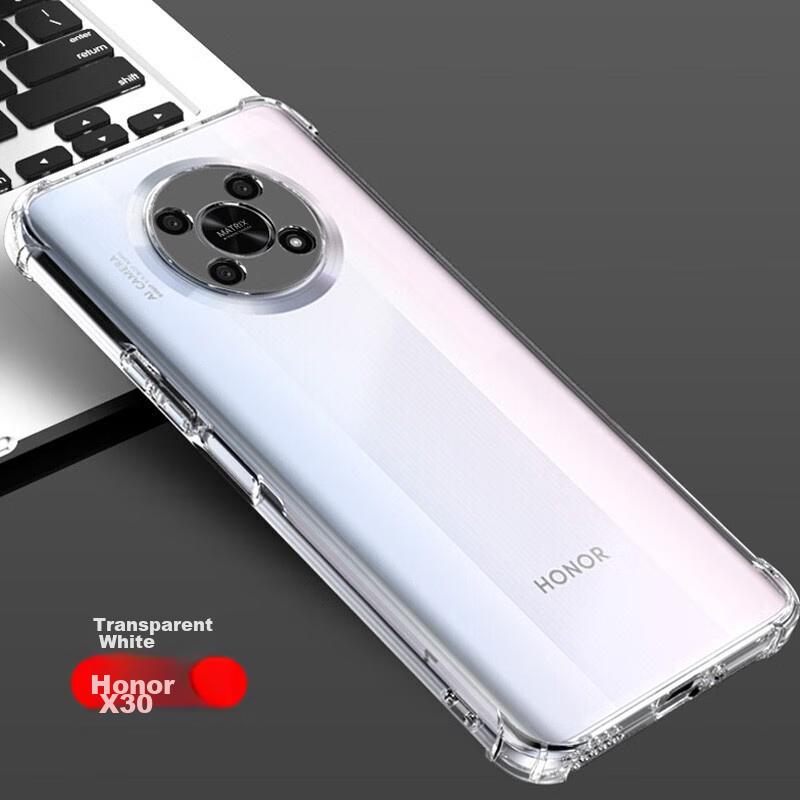 Kelleia Honor X30 Phone Case, Honor X30 Protective Cover, Full Protection Shockproof TPU Airbag Soft Case/Protective Case, Transparent, 6.81 Inches