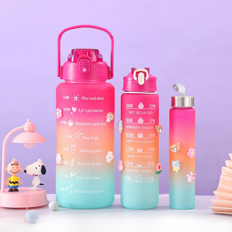 Girls Cups Bounce Roomy Cups Gradual Movement Cups Lightweight Handles Plastic Cups 480ml