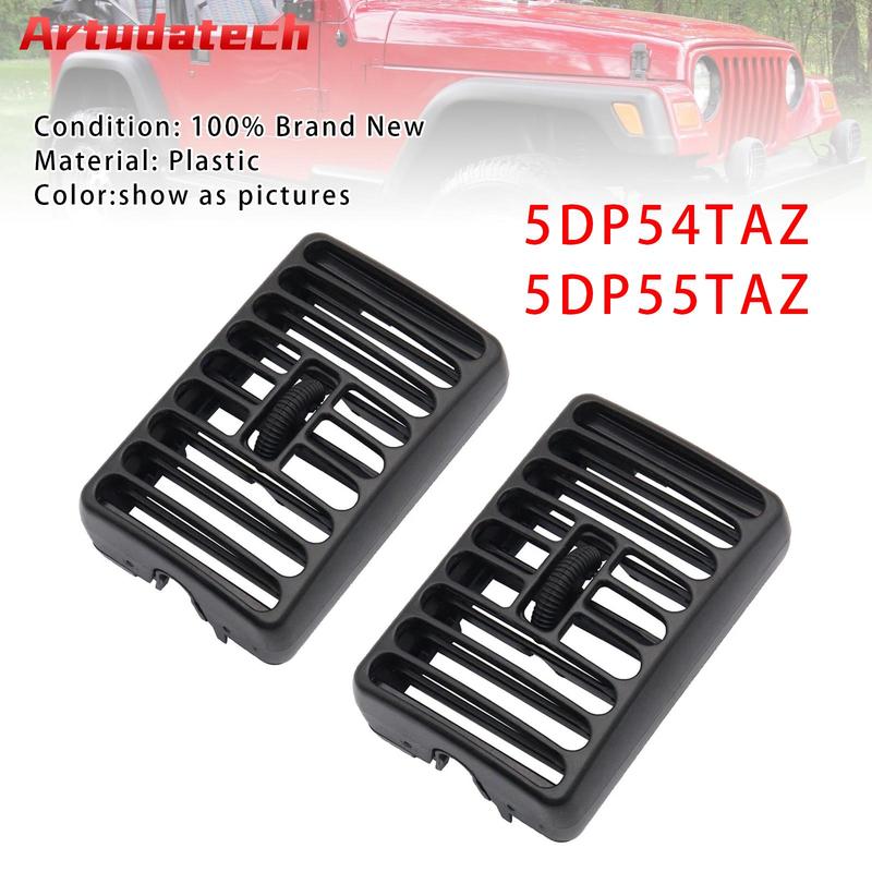 Artudatech 2PCS Side Dash Vents Louver Outlet Driver Passenger For Jeep Wrangler TJ 97-2006 Car Accessories