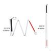 Blind Cane Walker Folding Elderly Lightweighted Aluminum Alloy Trekking Pole 4 Section 112cm
