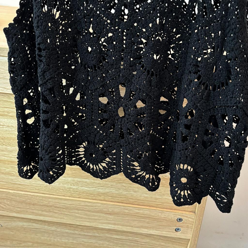 Dimanaf 2025 New Skirt Suit Women Lace Knitting Hollow Out Sexy O-Neck Hollow Summer Style Tops Tees Loose Basic