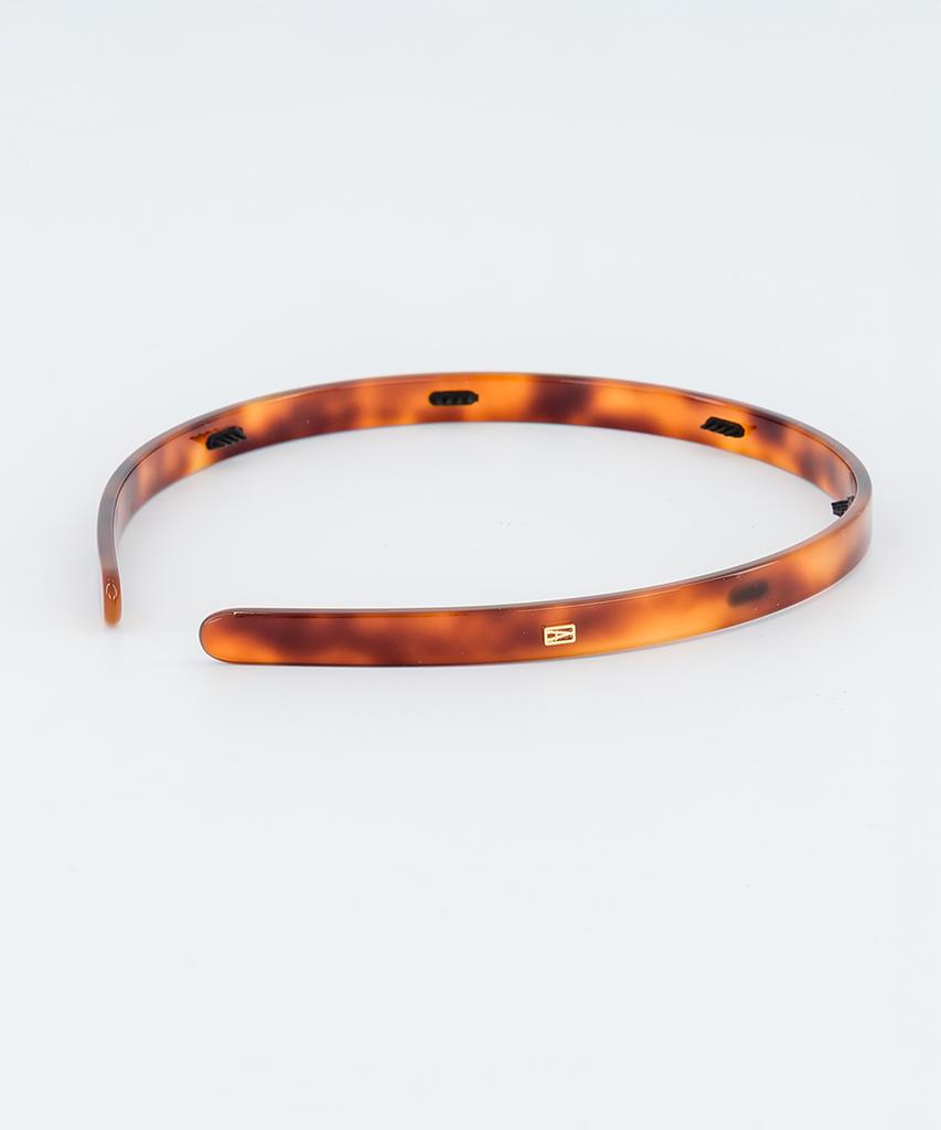 Alexandredeparis Pleasance Hairband Brown Shell