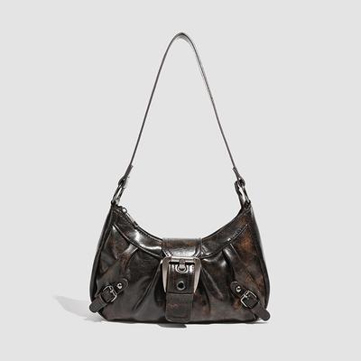 Borsa da donna, borsa da ascella, design di nicchia, borsa da motociclista punk, borsa a tracolla
