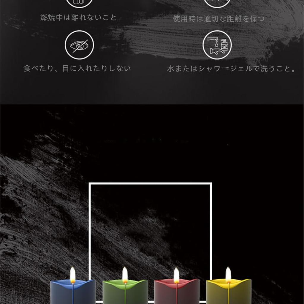 DDMMQS Svíčky kryogenní kapky měnící barvu, Vonné hřejivé svíčky, Svíčky měnící barvu (Modrý)