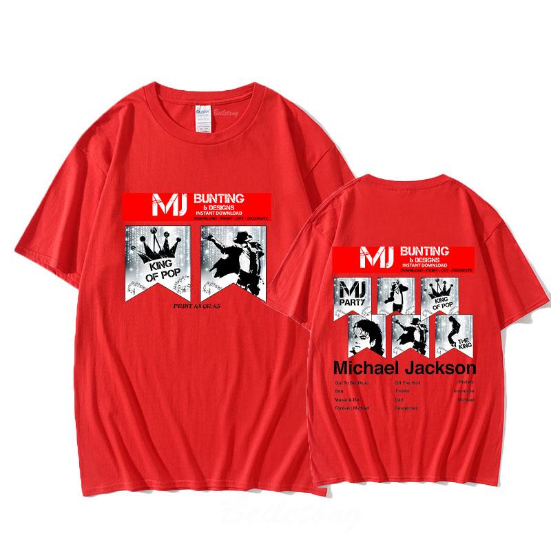 

Michael Jackson T-shirt 100%Cotton High Quality Unisex Tee-shirt Short Sleeve Graphic Tshirt Camiseta Hombre Soft Clothing Band T-shirt summer Tops XS（old）