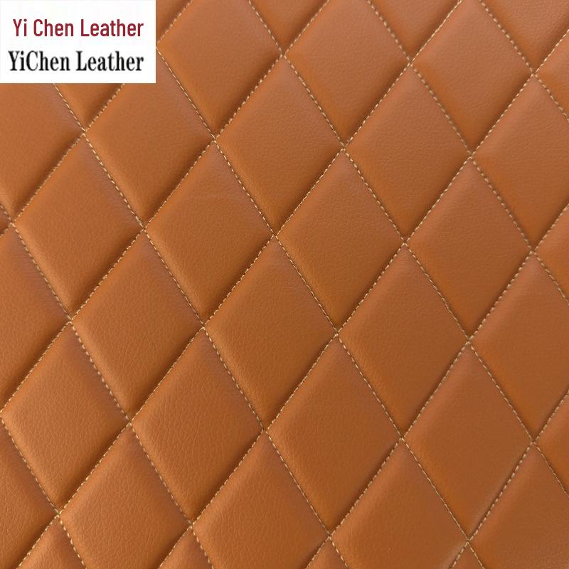 Verdikte Faux Lederen Auto Interieur Hemelbekleding & Vloermat met Borduurdetails