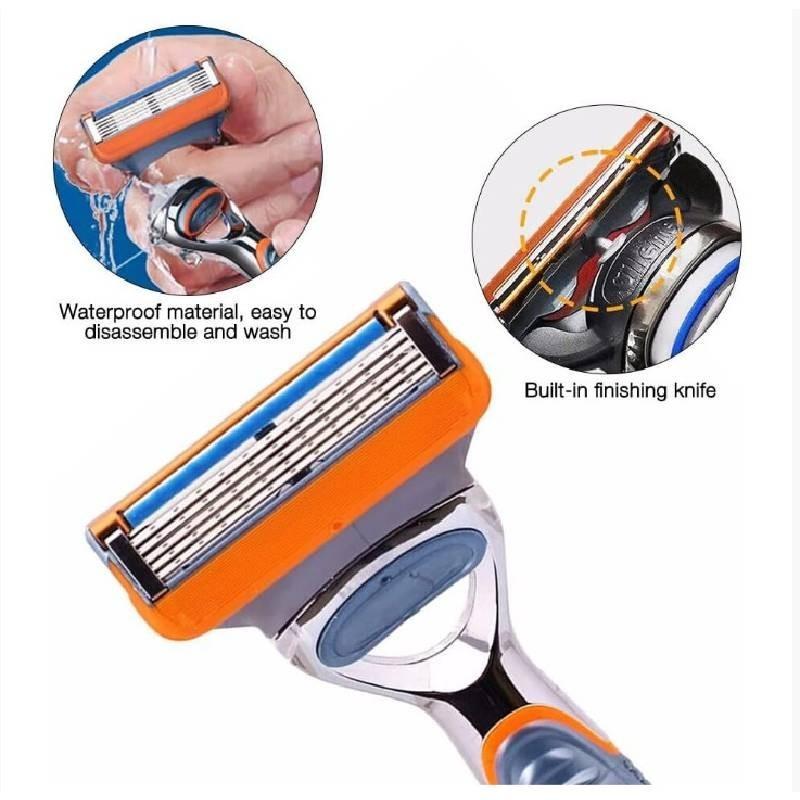 Manual Fivelayer Shaver Replacement Head Universal 5layer Mens Razor Handle