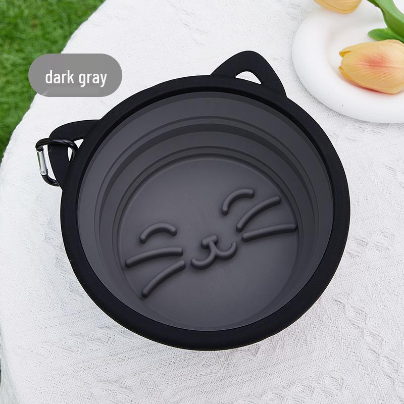 

Collapsible Silicone Pet Bowl for Cats & Dogs - Portable Outdoor Travel & Feeding Bowl